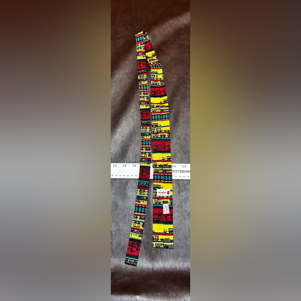 Vintage Rooster Square Bottom Novelty Necktie
